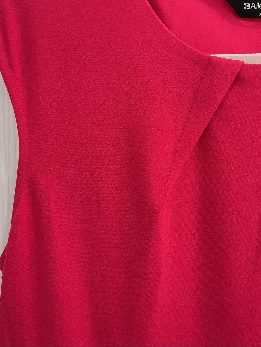 Alegra K Fuchsia Cap-Sleeve Dress with Belt - Picture 9 of 9